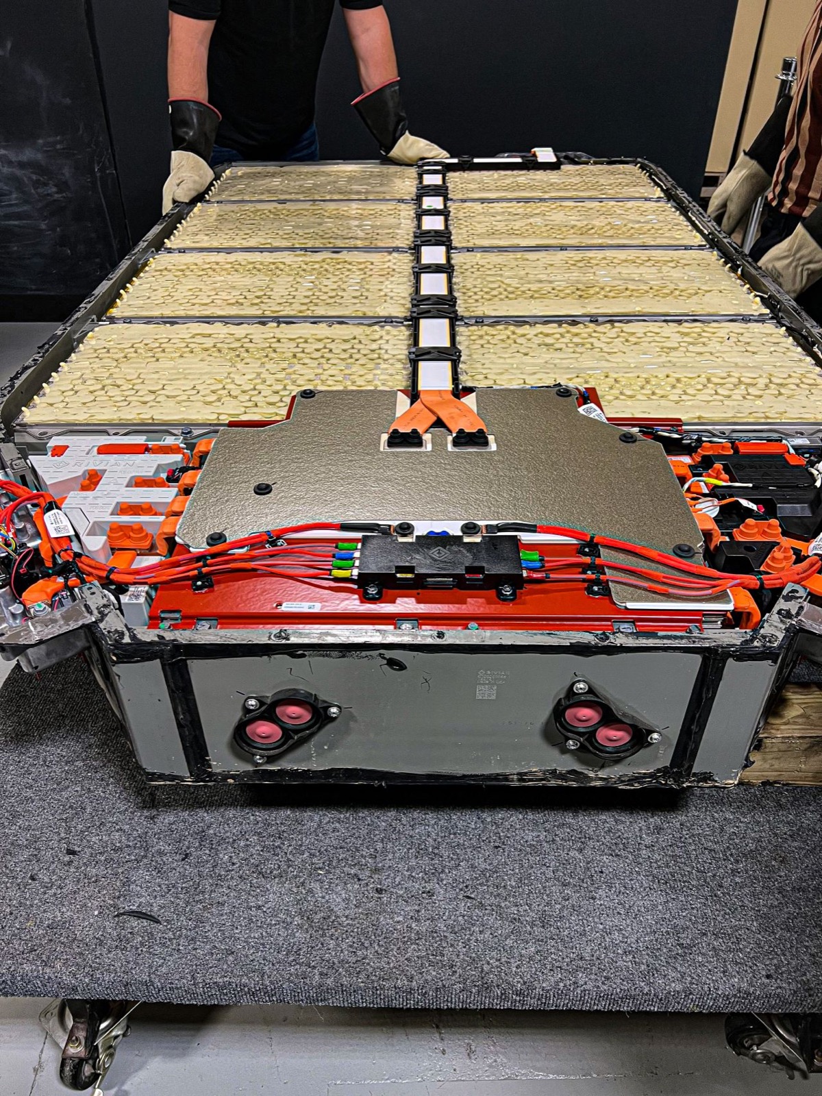 Rivian battery pack.